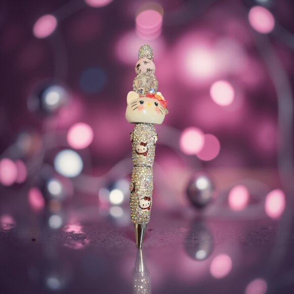 Hello Kitty Rhinestone writing Pen!~ Very Cute!! - Picture 1 of 4